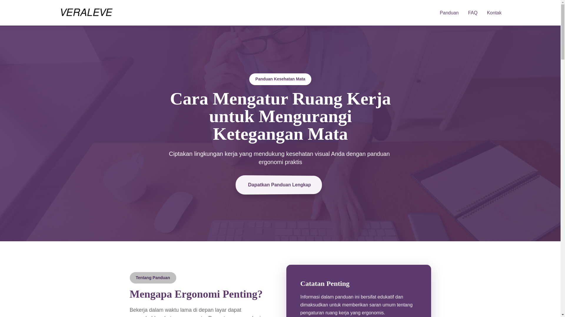 website screenshot of https://veraleve.com/