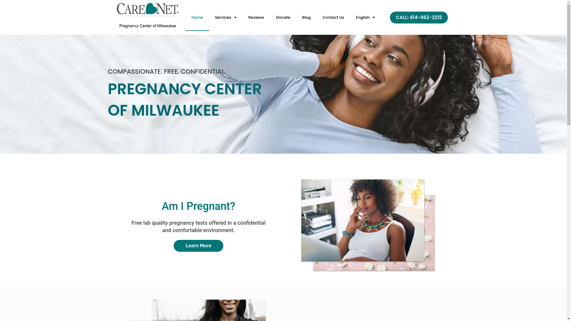 website screenshot of https://carenetmilwaukee.org/