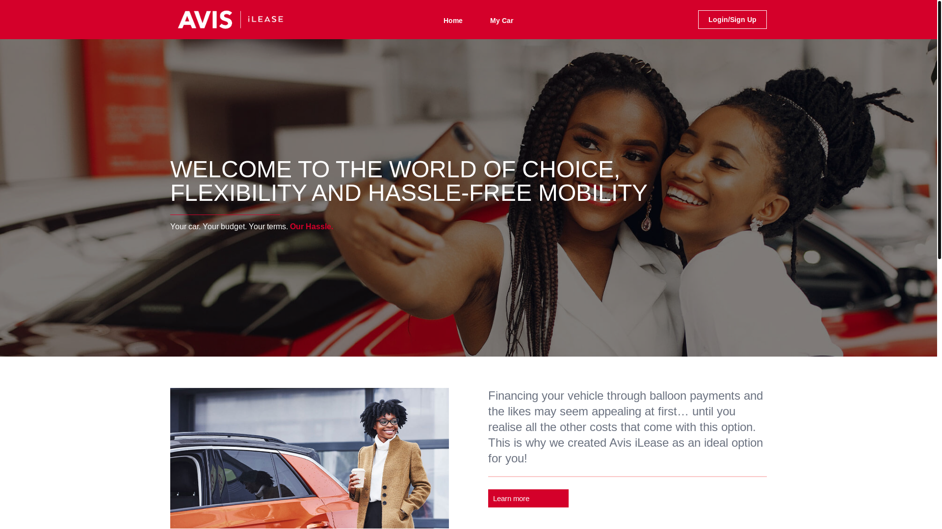 website screenshot of https://avis-ilease.pages.dev/