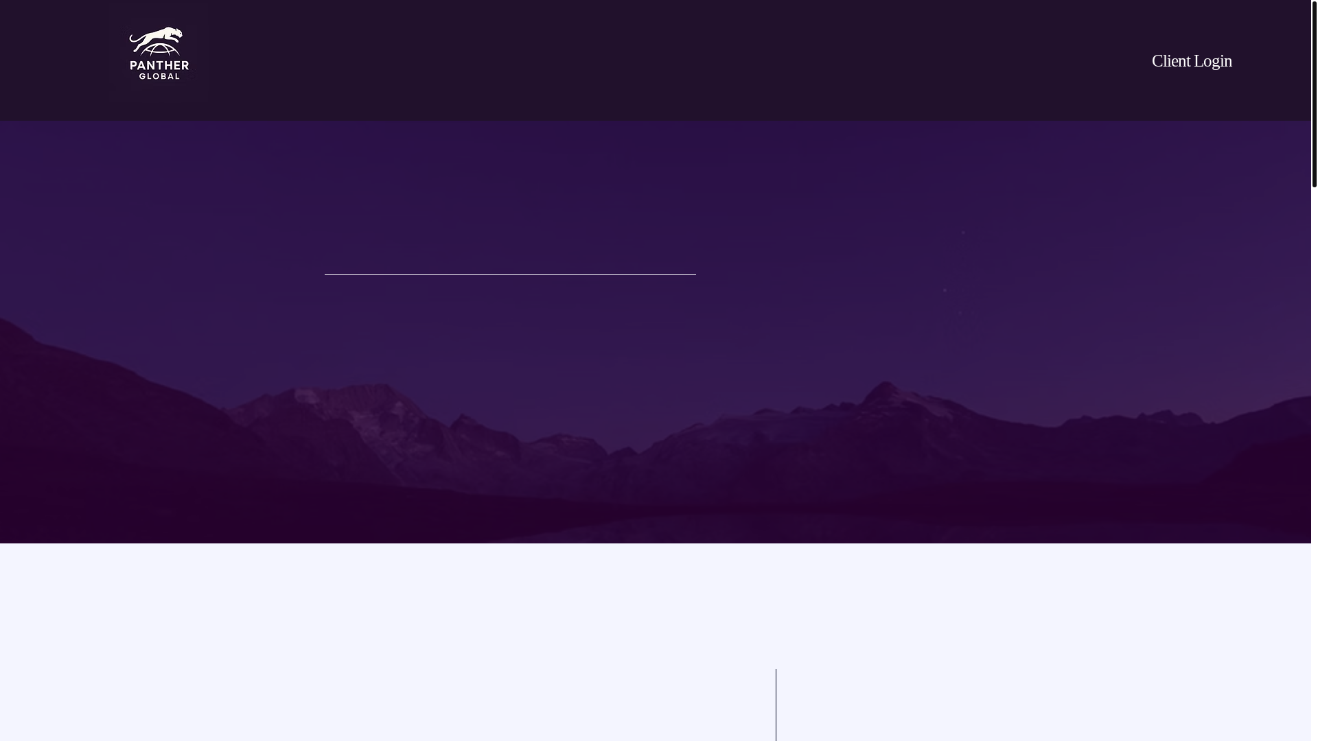 website screenshot of https://panthergloballp.com/