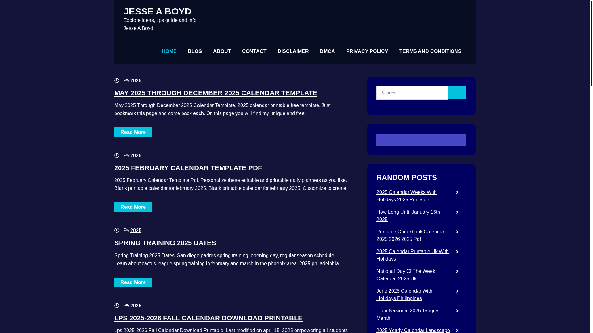 website screenshot of https://jesseaboyde.pages.dev/