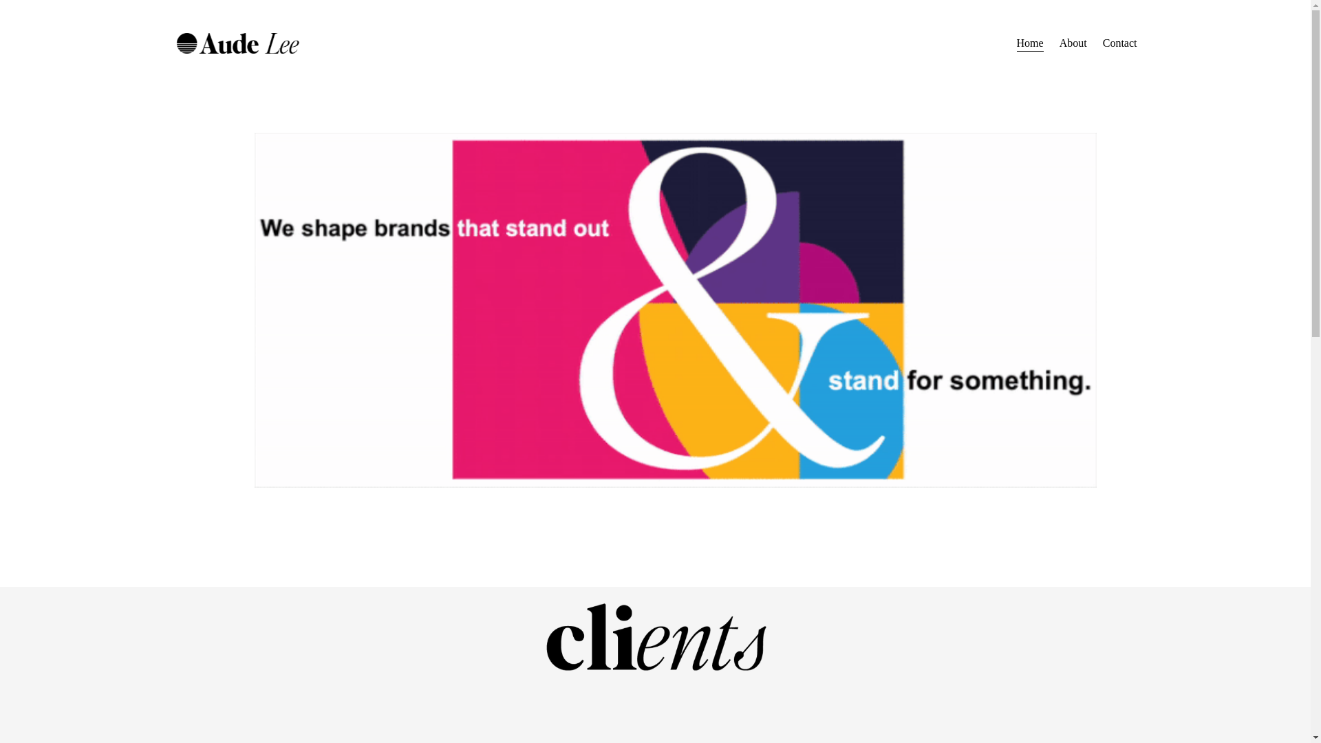 website screenshot of https://audelee.com/