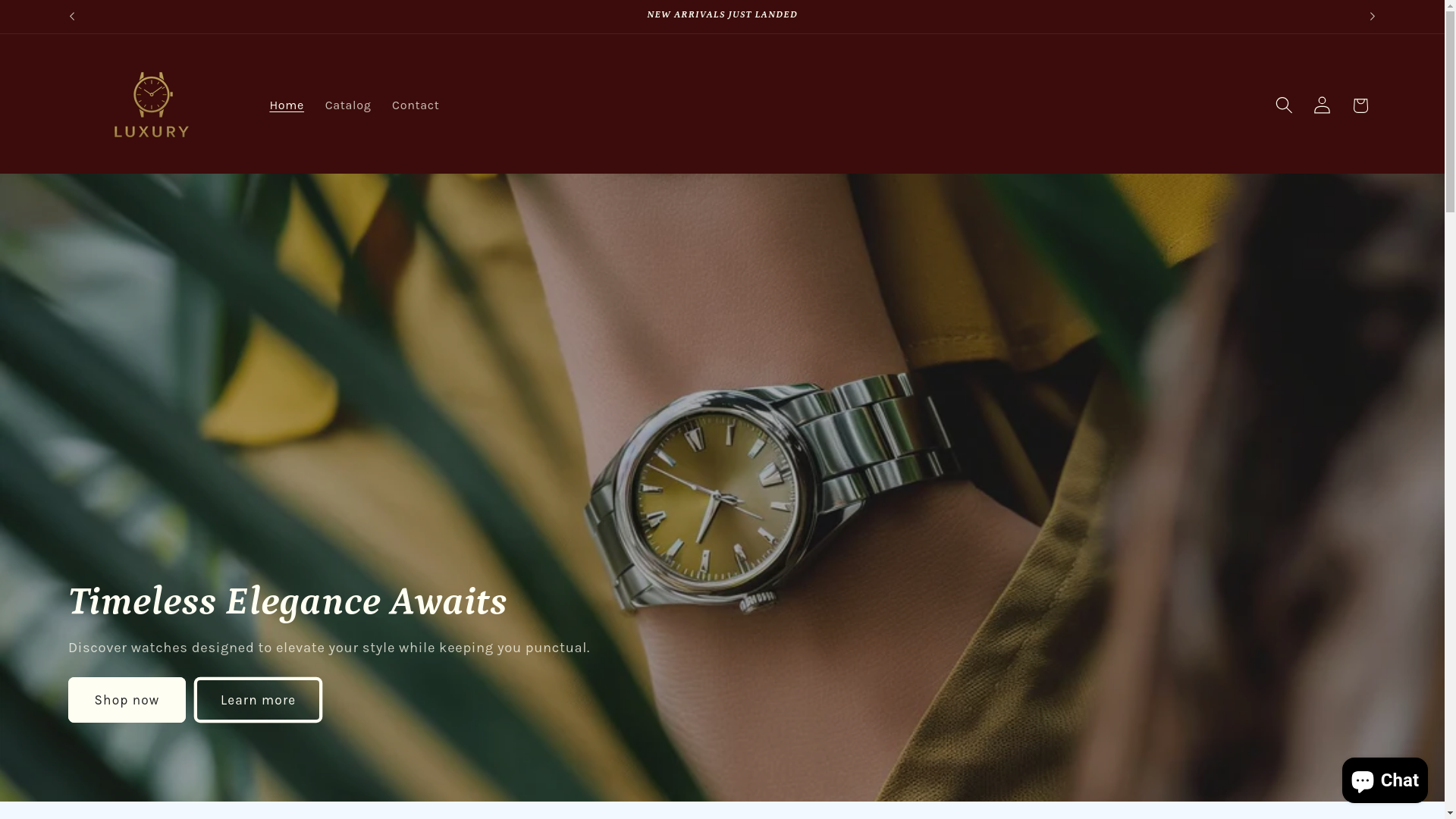 website screenshot of https://elitewatchco.shop/