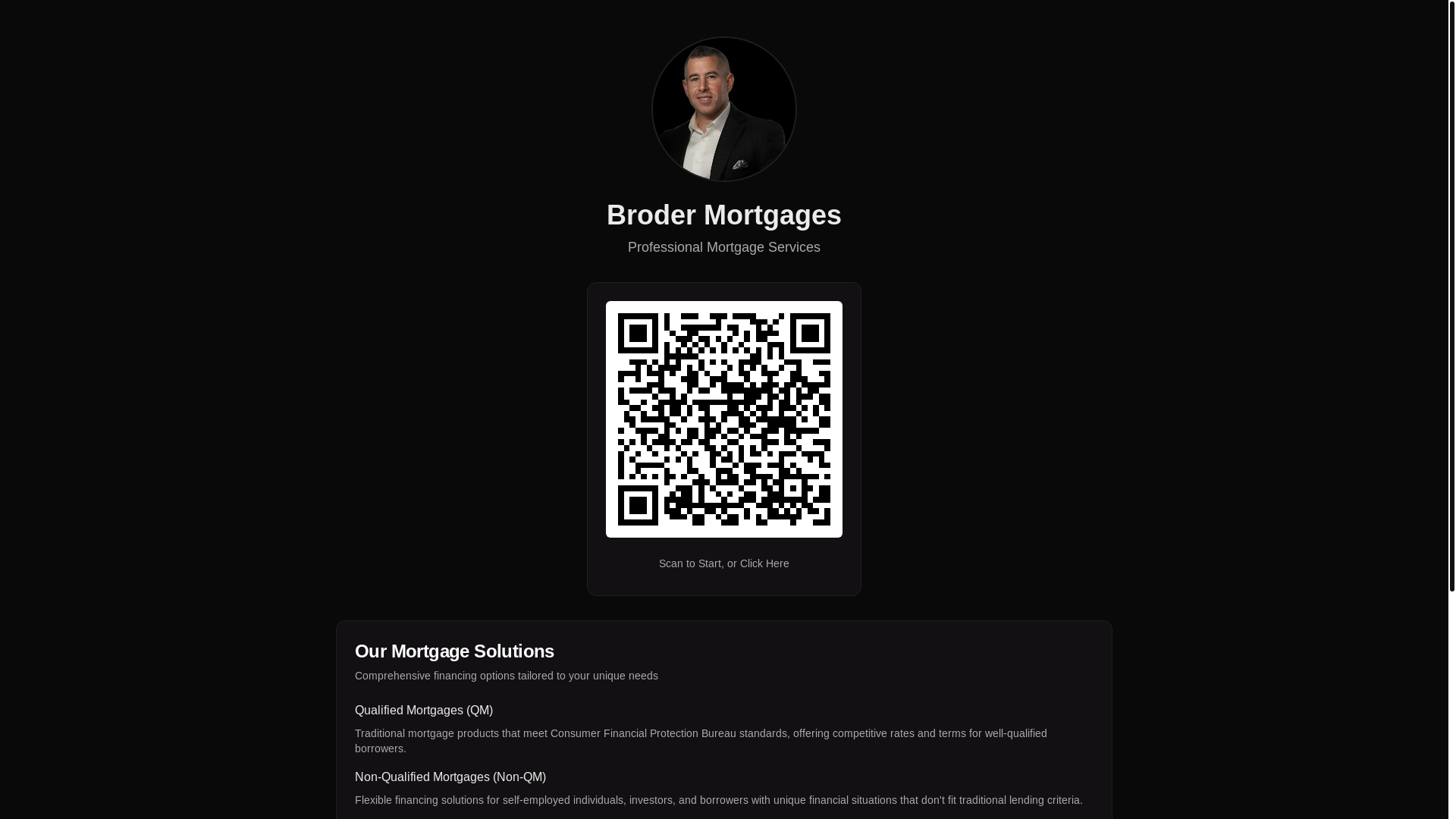 website screenshot of https://teambrodermortgages.com/