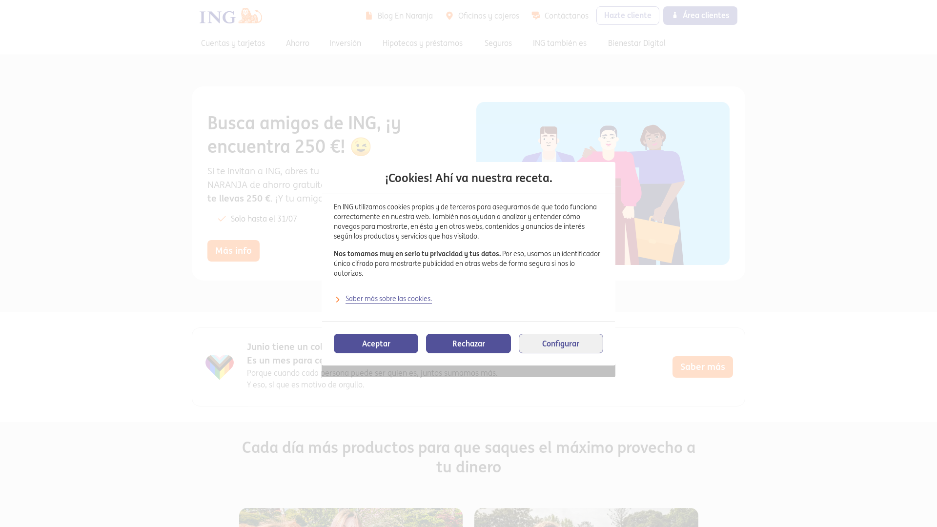 website screenshot of https://ing.es/