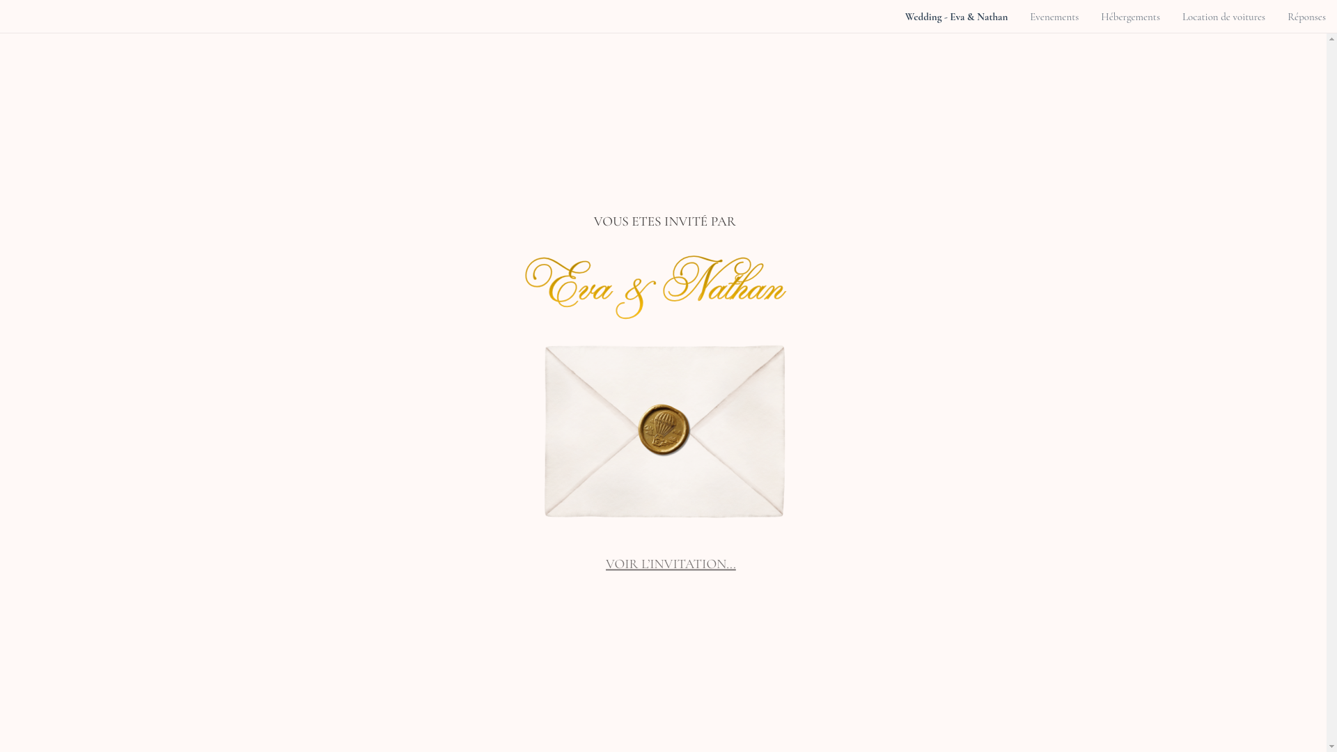 website screenshot of https://wedding-evanathan.fr/