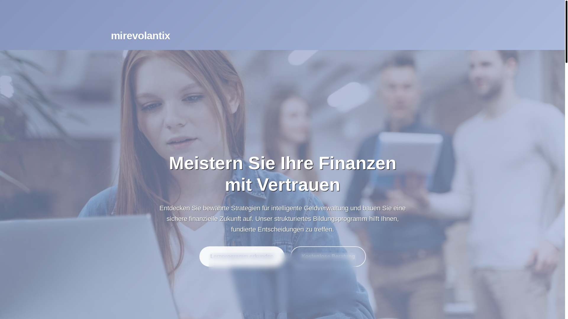 website screenshot of https://mirevolantix.com/