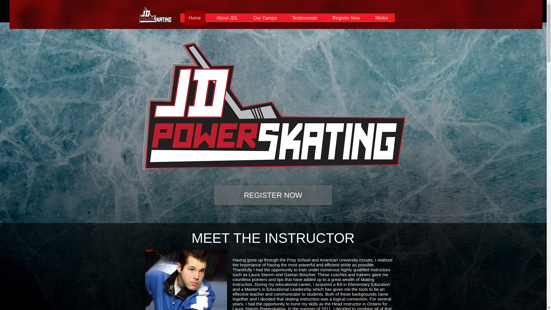 website screenshot of https://jdlpowerskating.com/
