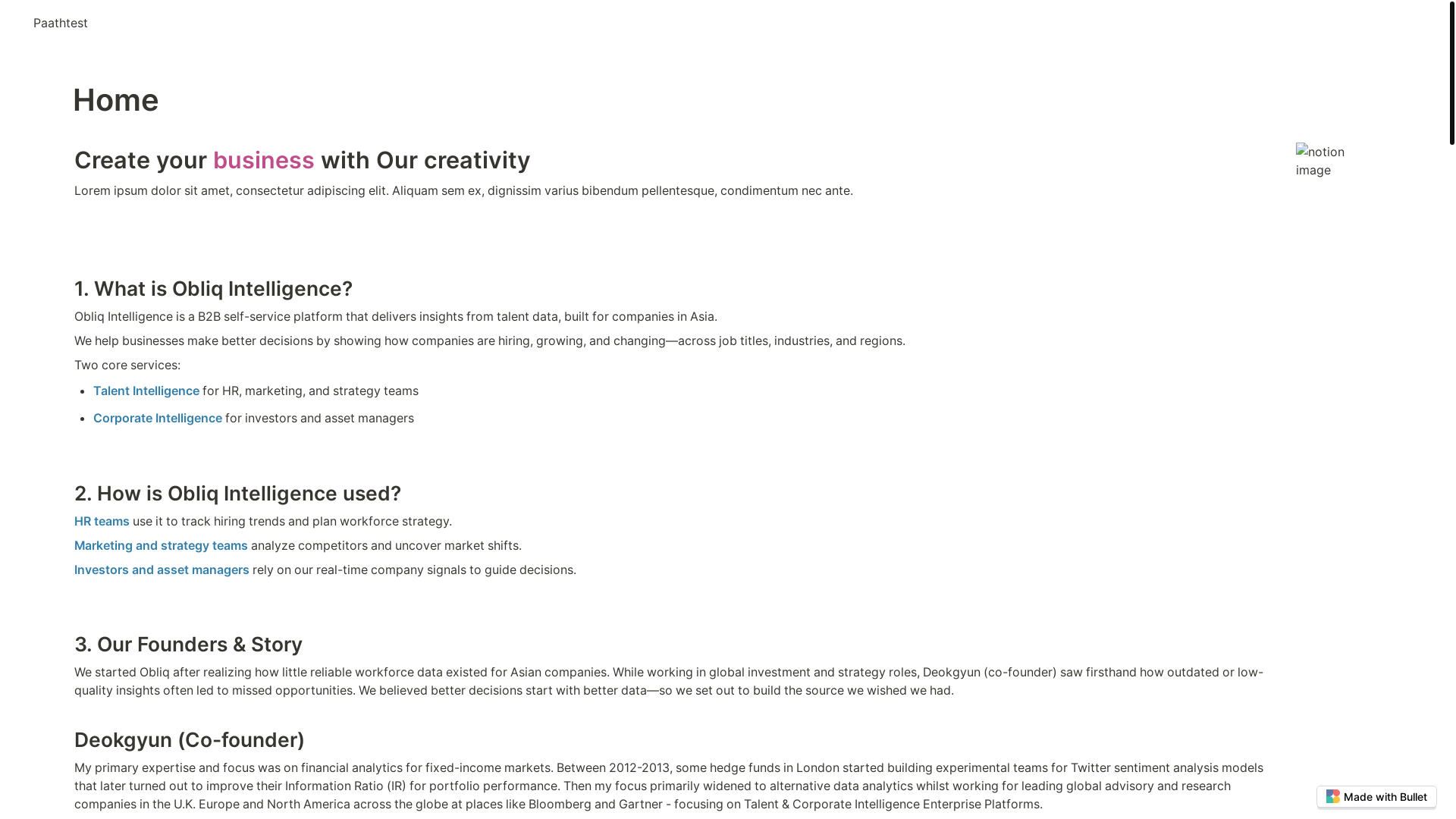 website screenshot of https://paathtest-bullet.pages.dev/