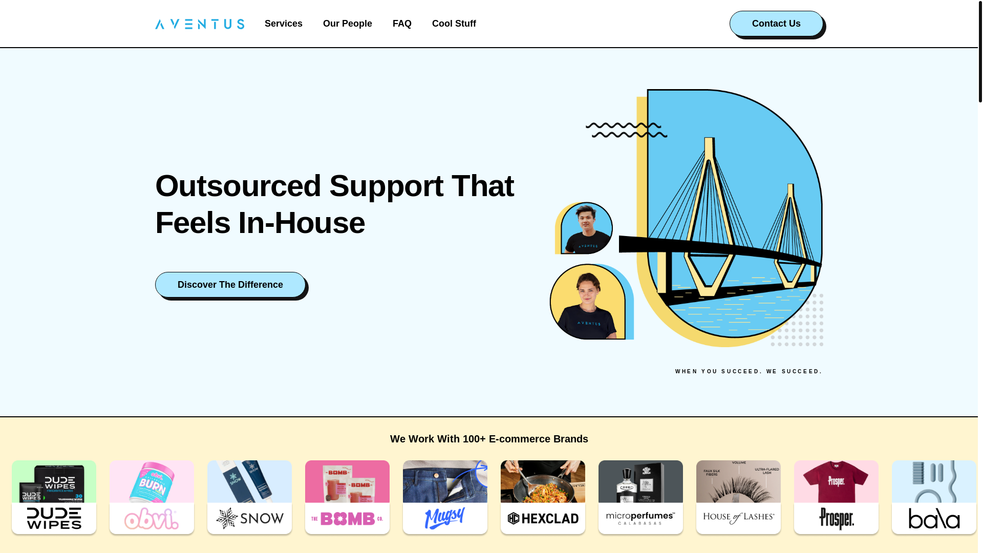 website screenshot of https://coolaventus.com/
