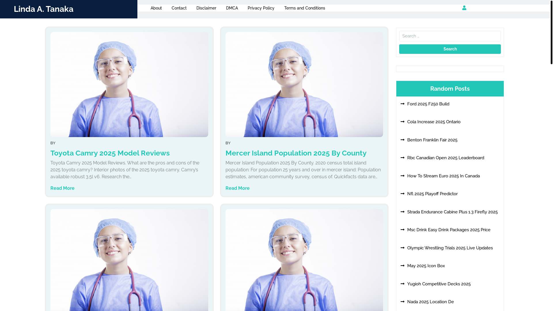 website screenshot of https://lindaatanaka.pages.dev/