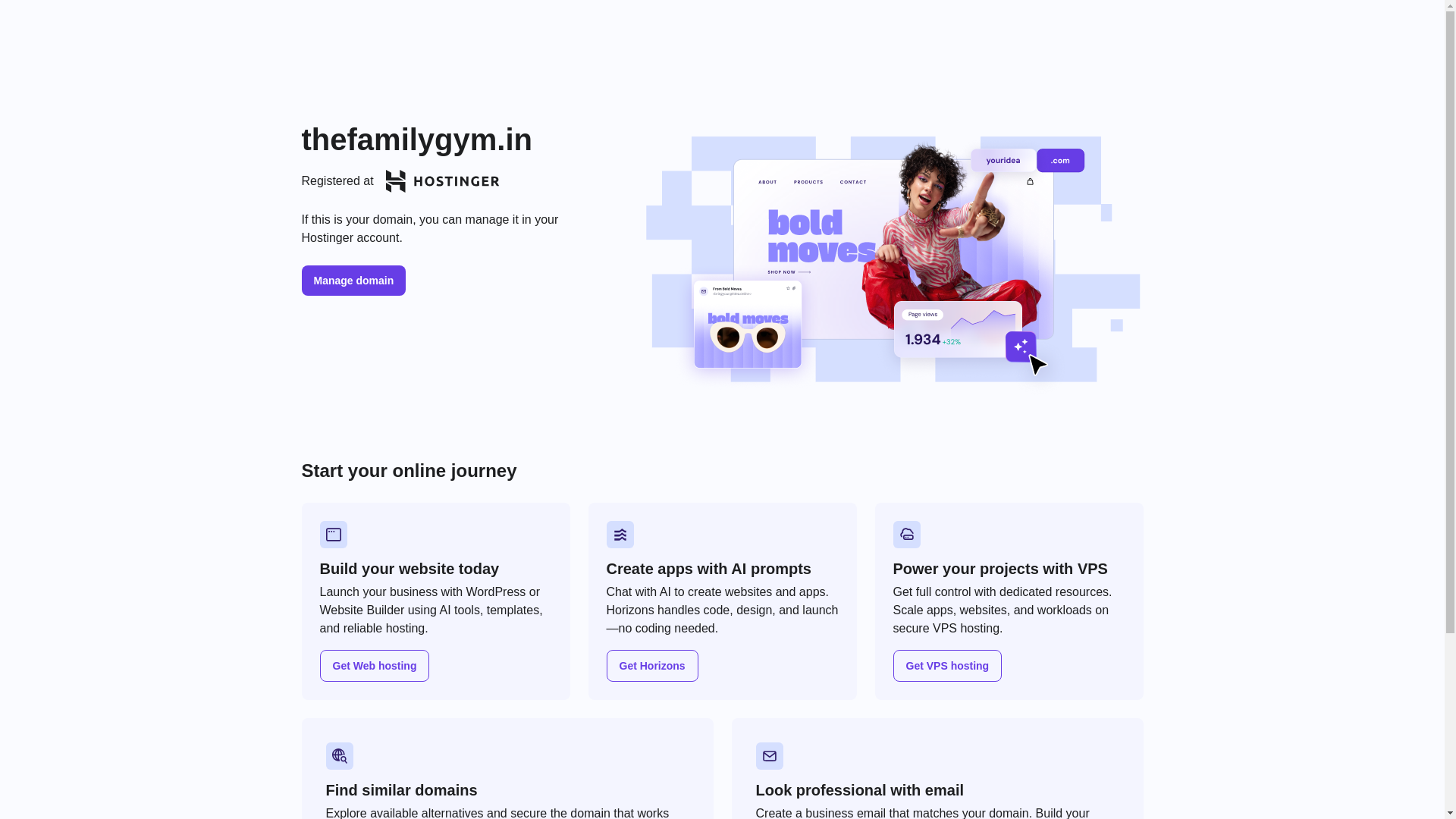 website screenshot of https://thefamilygym.in/
