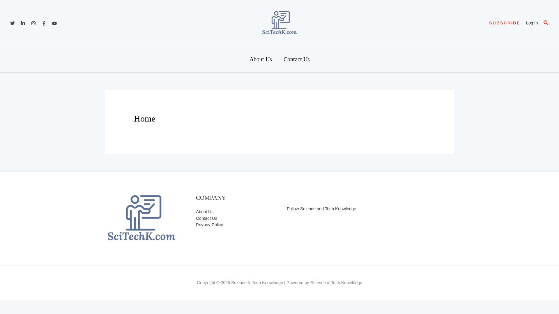 website screenshot of https://scitechk.com/