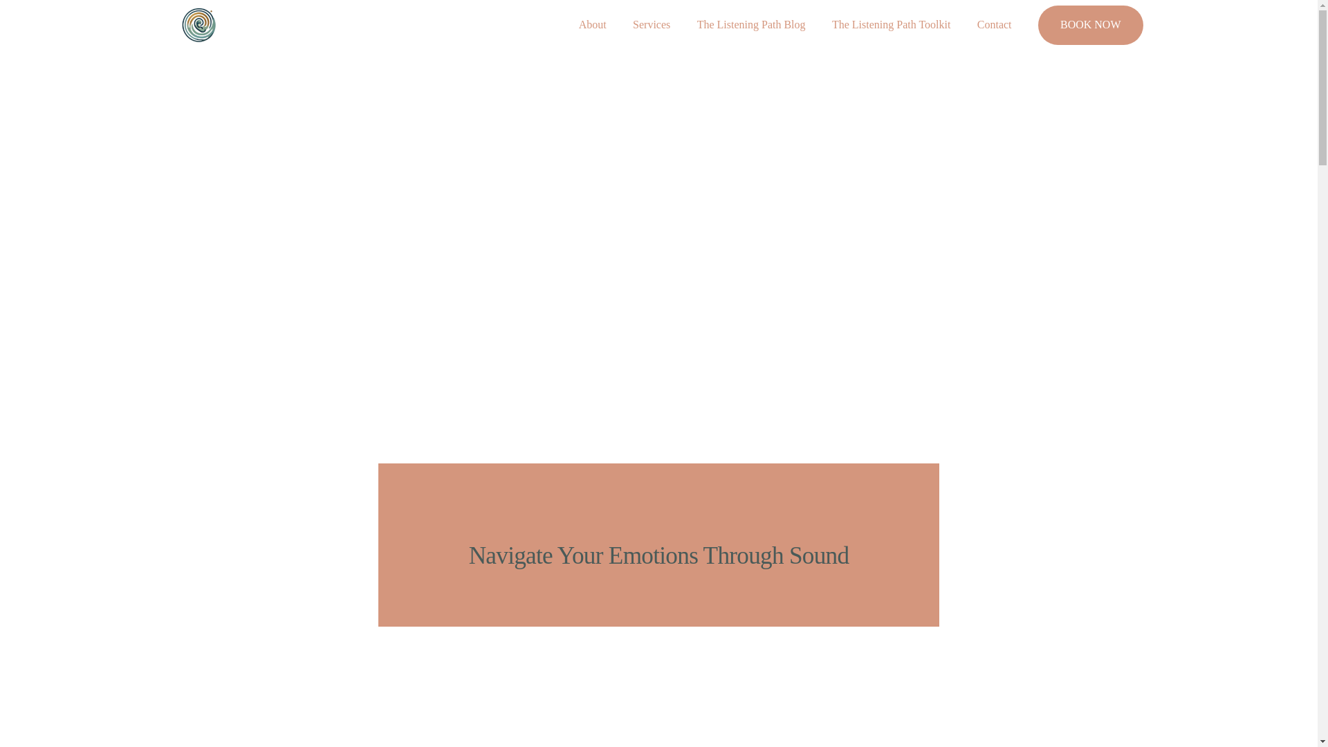 website screenshot of https://the-listening-mind.com/