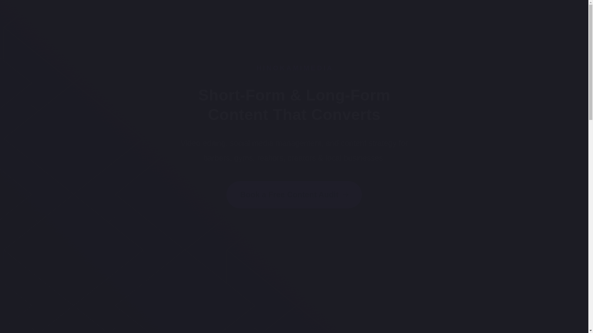 website screenshot of https://hinokamimedia.com/