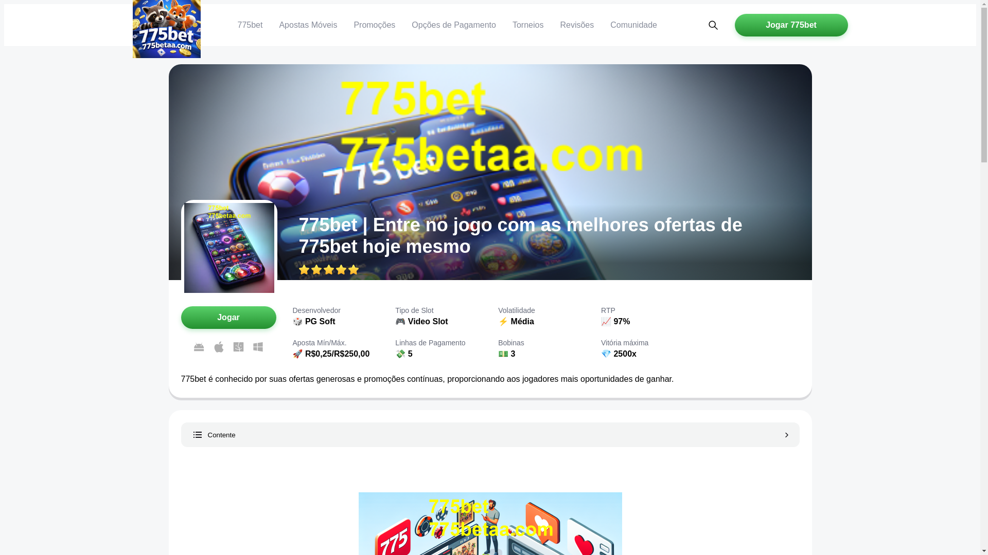 website screenshot of https://775betaa.com/