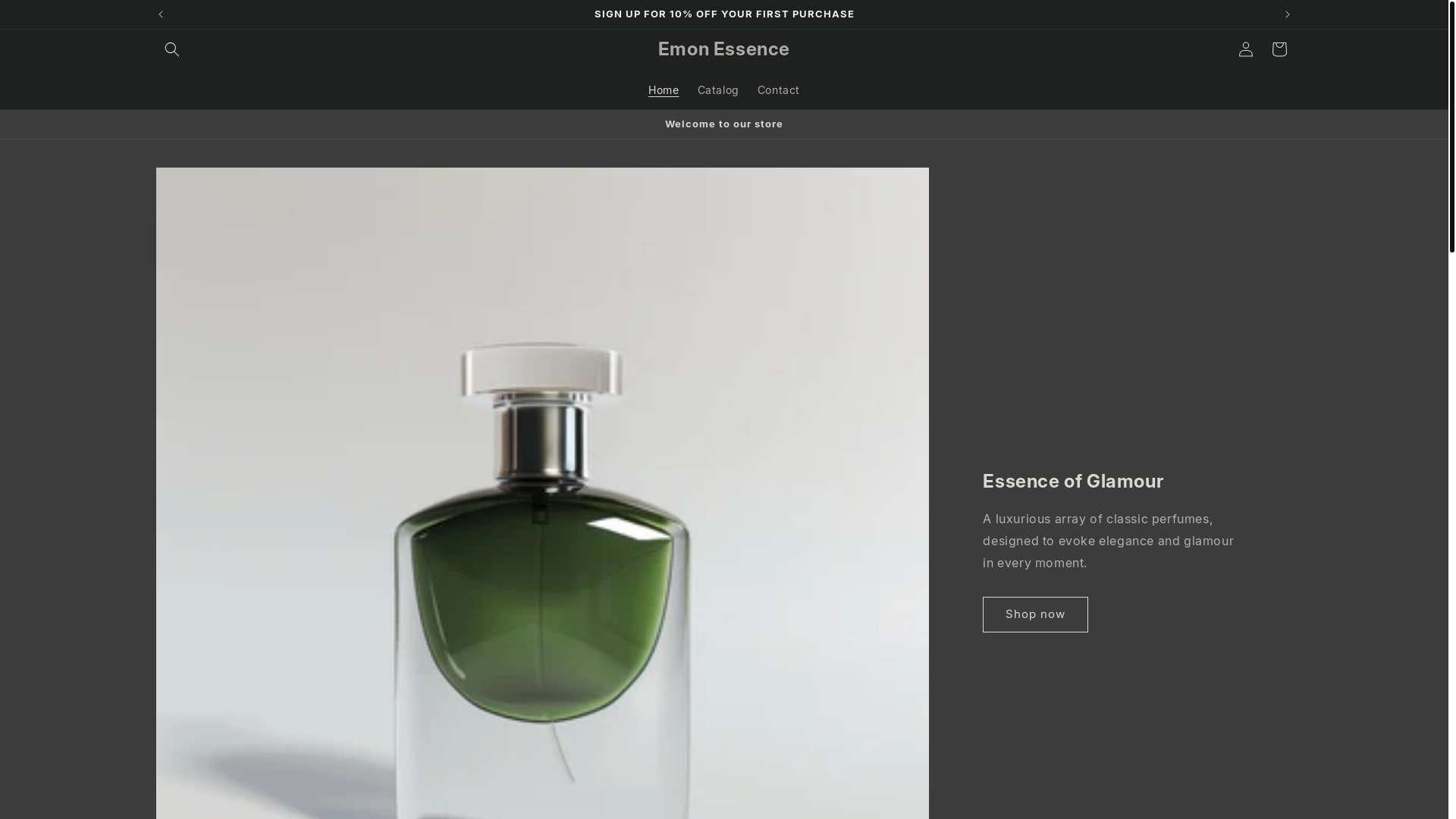 website screenshot of https://emonessence.com/