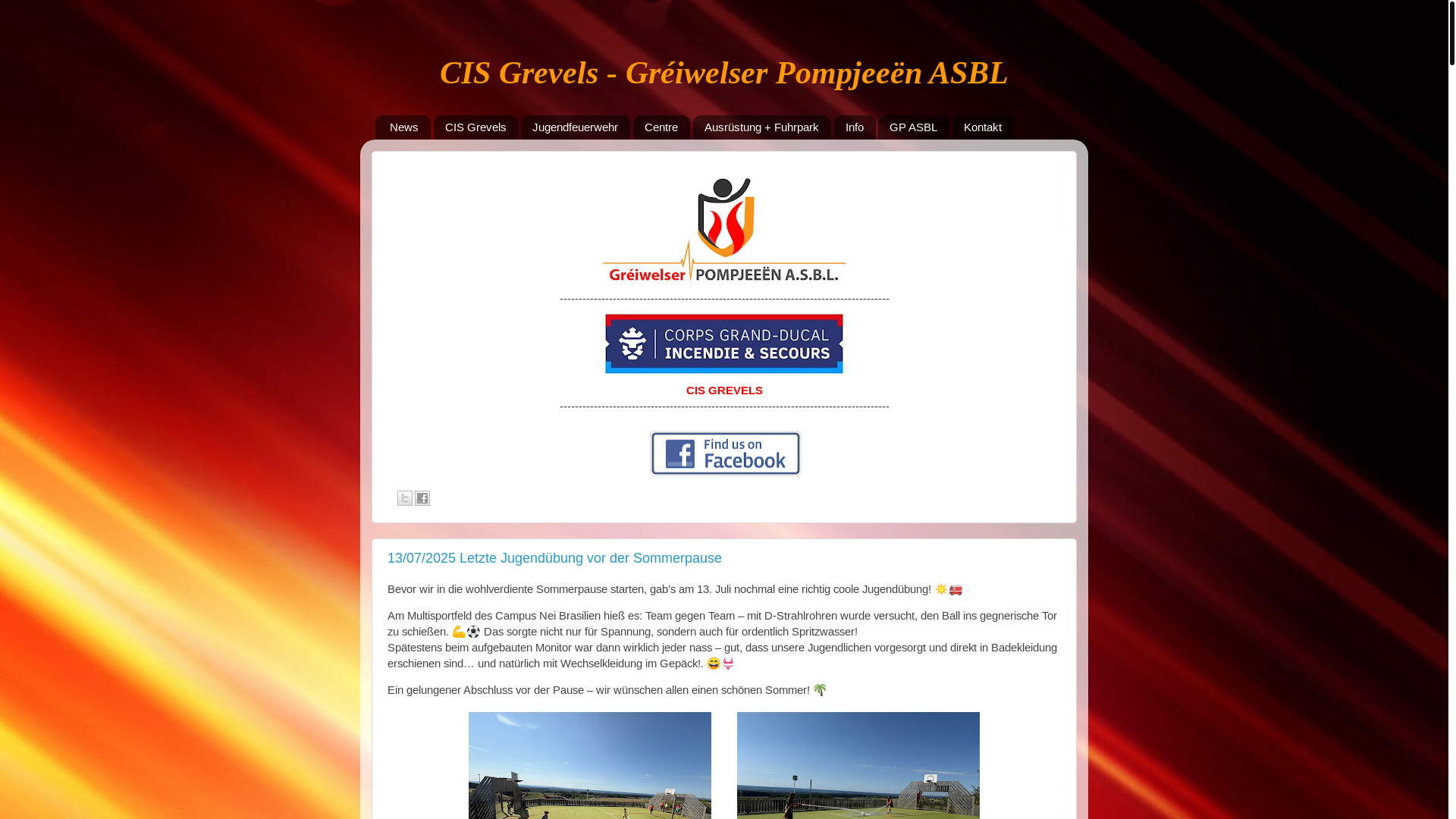 website screenshot of https://grevels.lu/