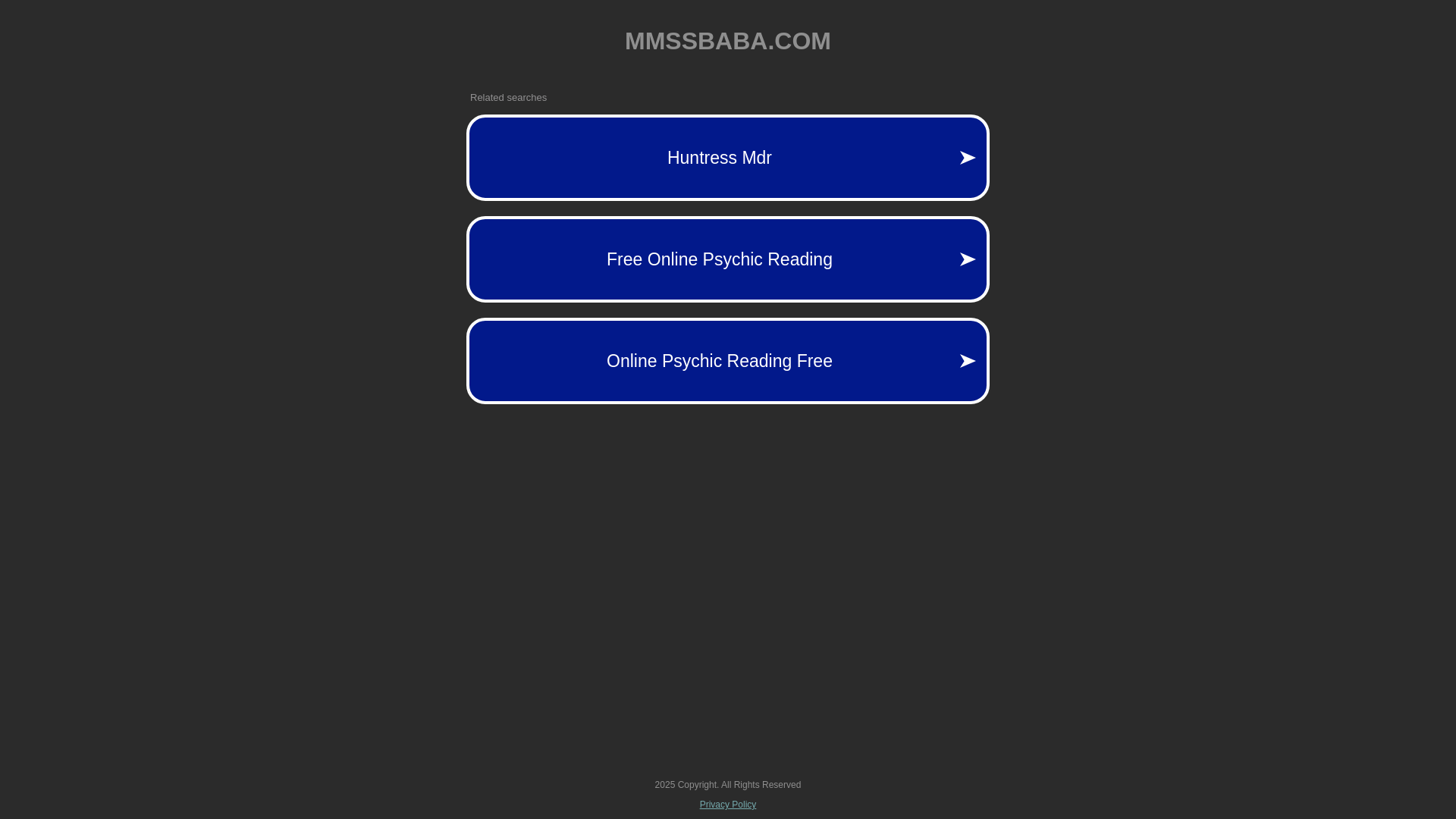 website screenshot of https://mmssbaba.com/