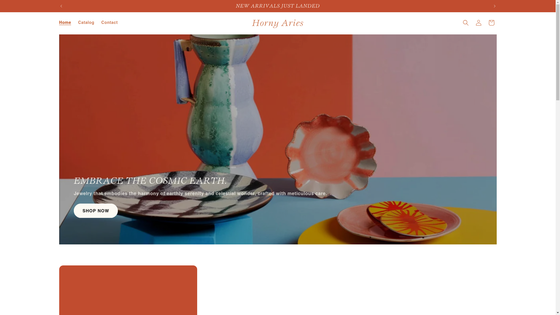 website screenshot of https://hornyaries.com/