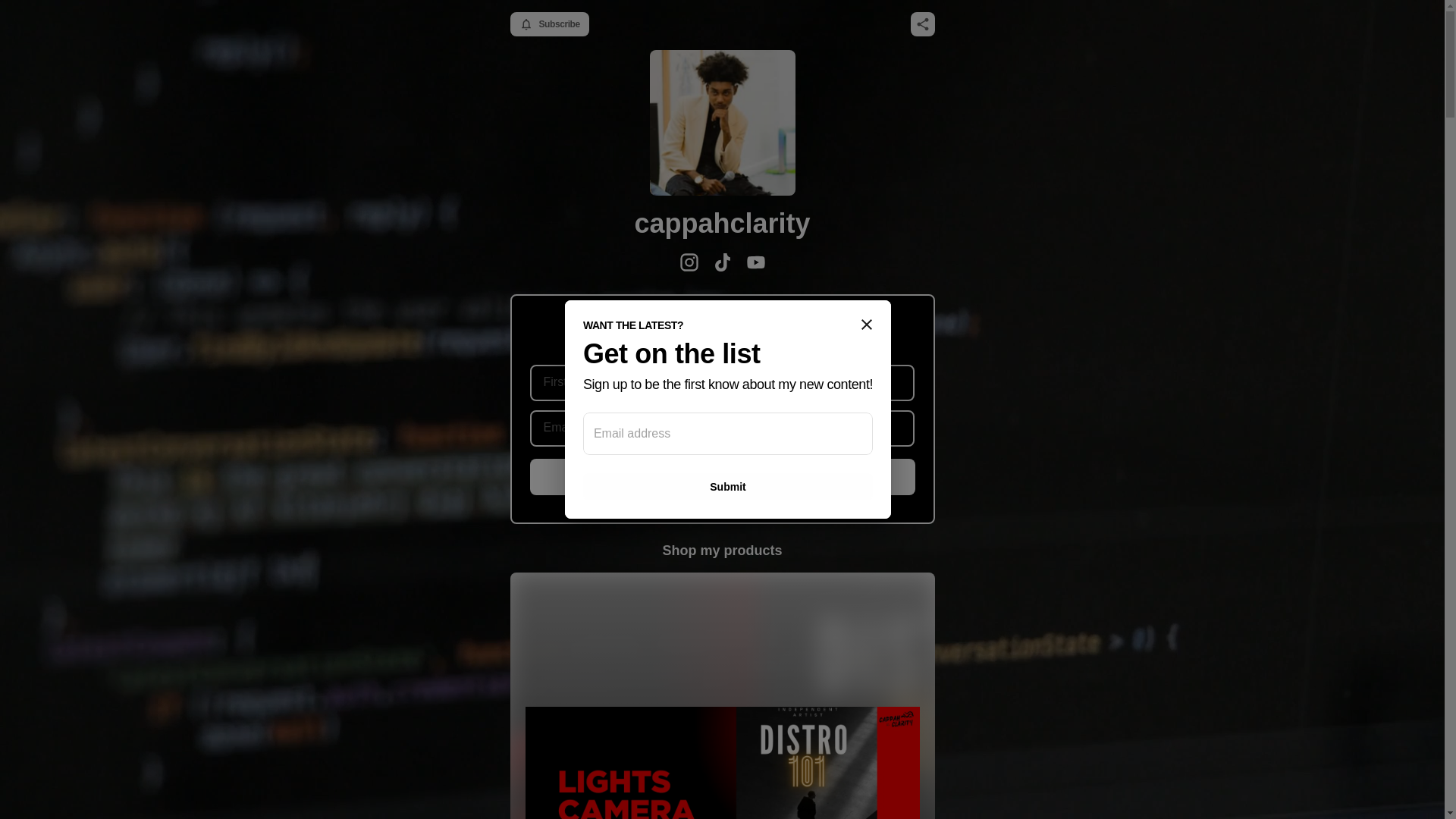 website screenshot of https://cappahclarity.org/