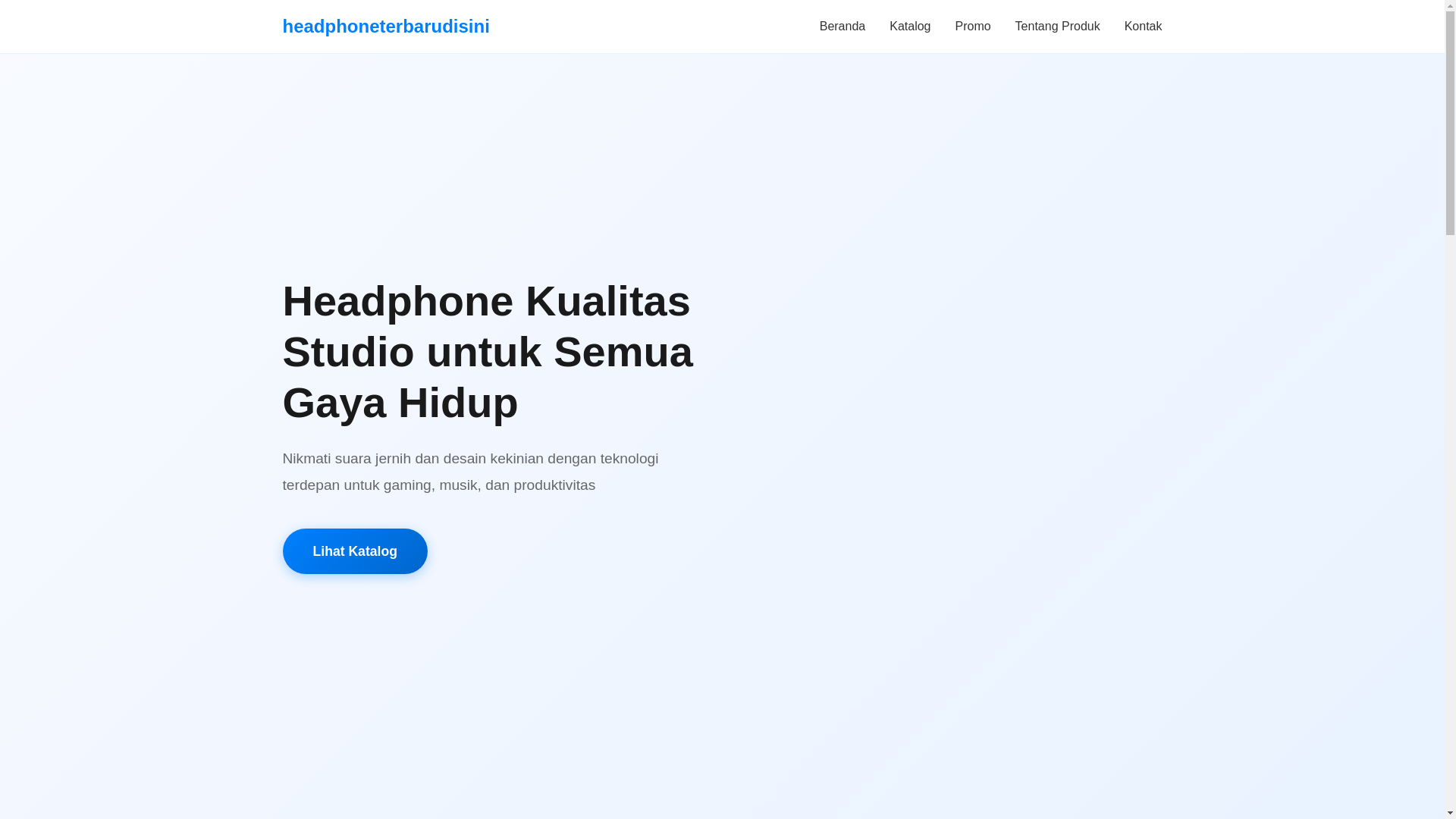 website screenshot of https://headphoneterbarudisini.pages.dev/