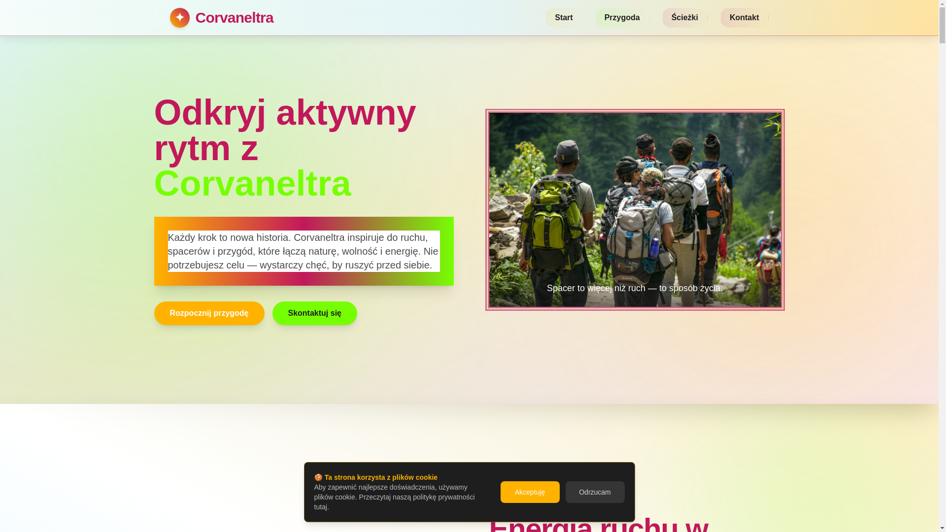 website screenshot of https://corvaneltra.eu/