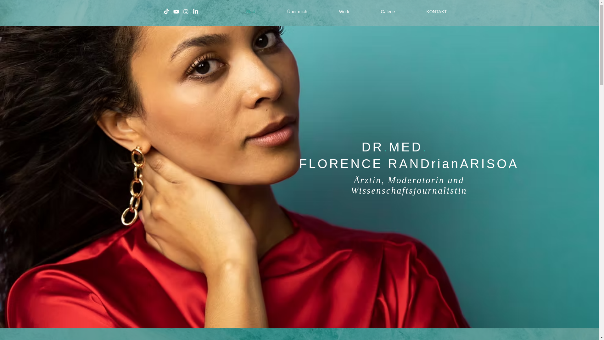 website screenshot of https://florencerandrianarisoa.com/