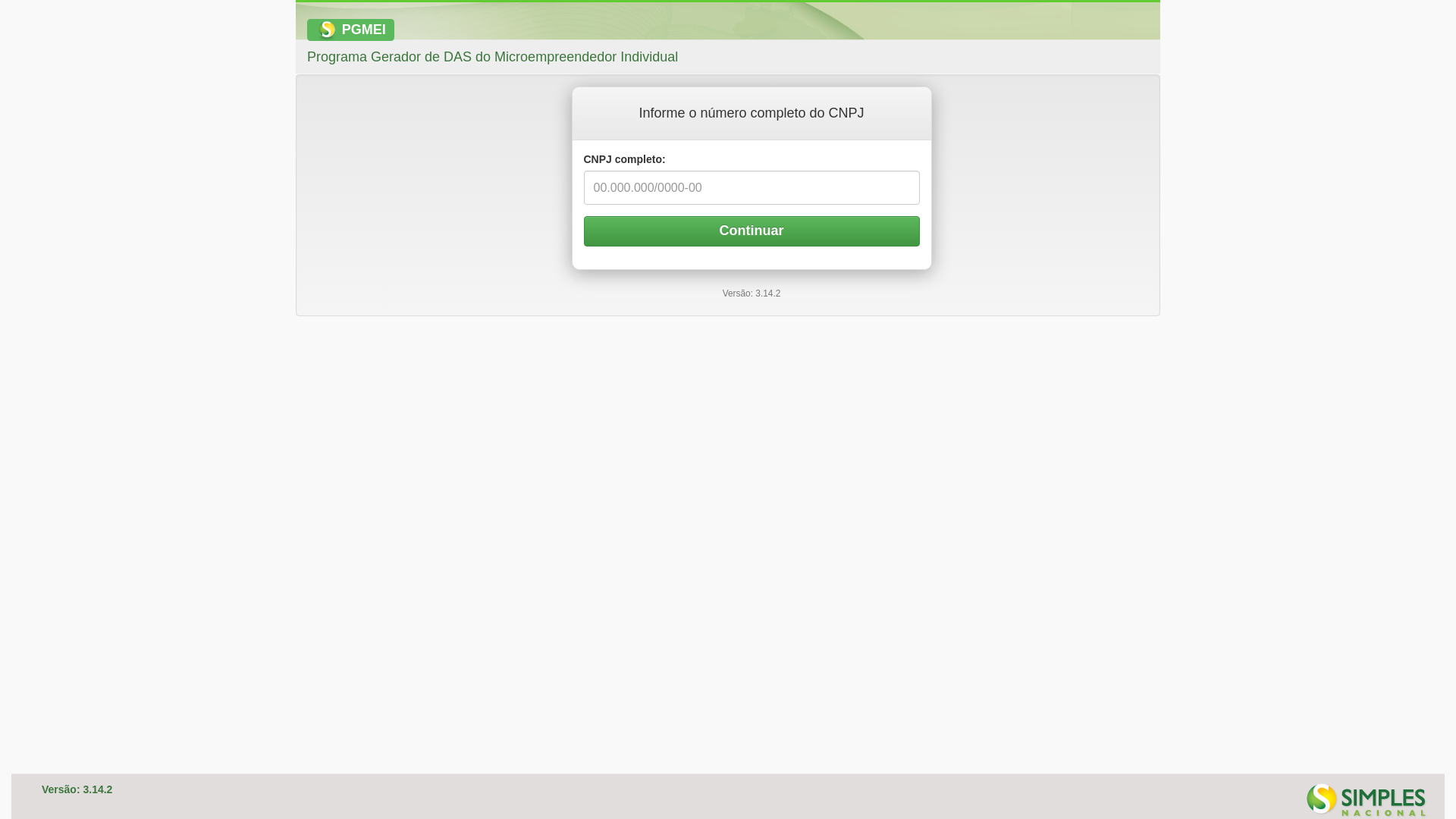 website screenshot of https://infododasmei.sbs/