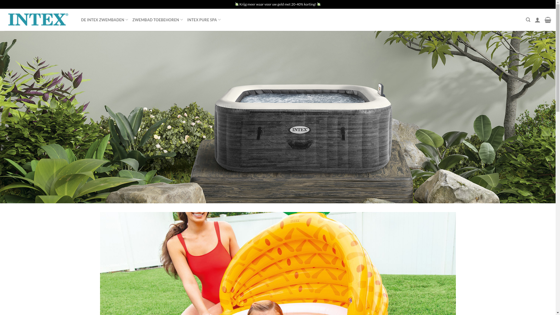 website screenshot of https://zwembadtrendsetter.com/