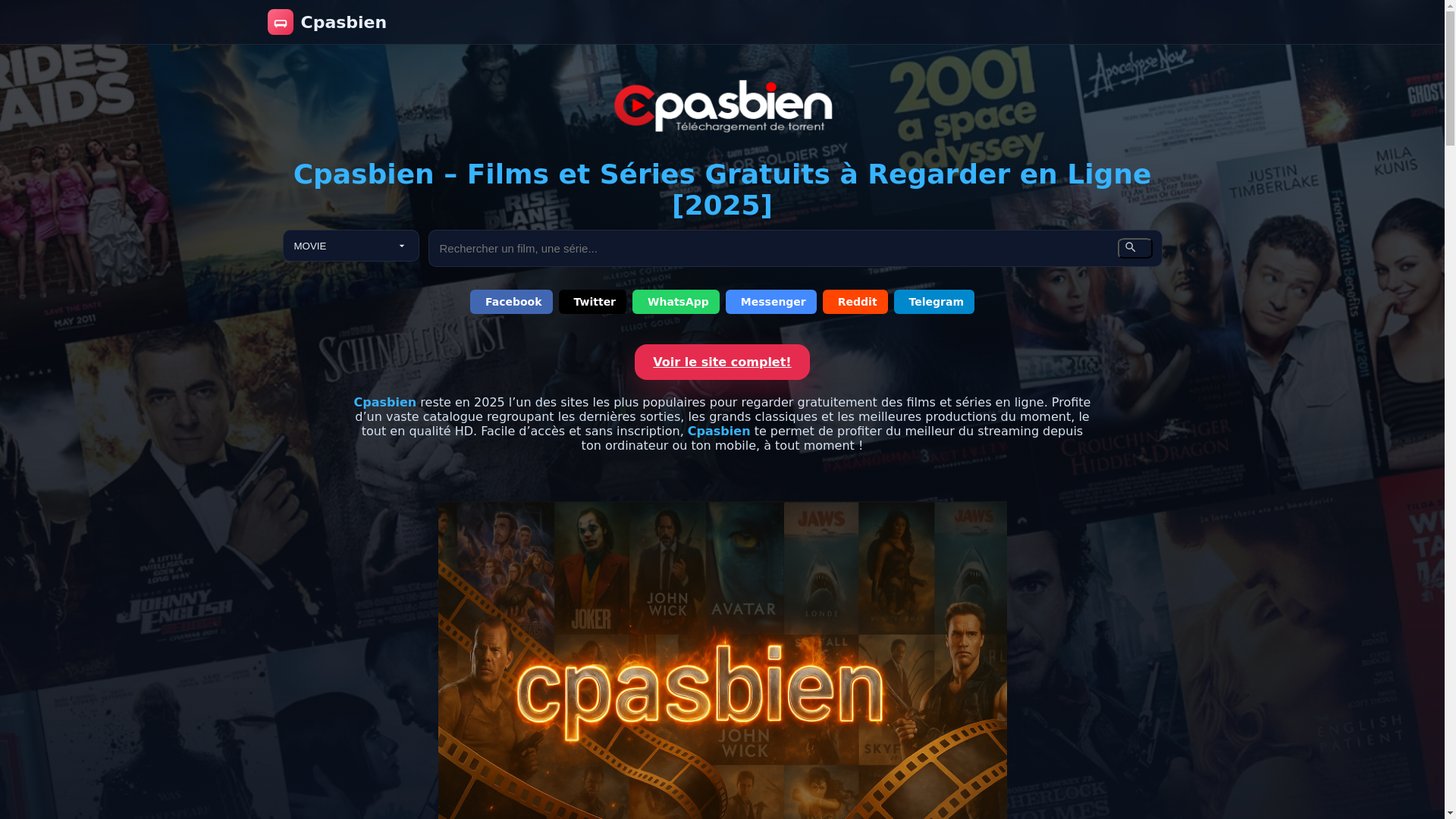 website screenshot of https://cpasbien-st1.pages.dev/