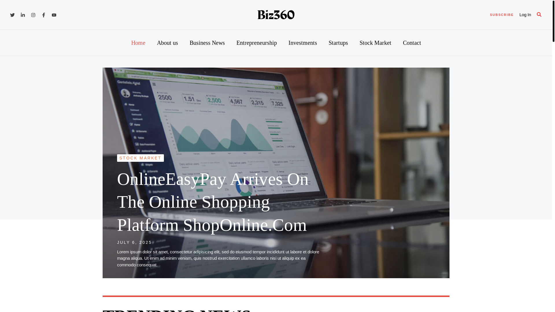 website screenshot of https://onesourcedaily.com/