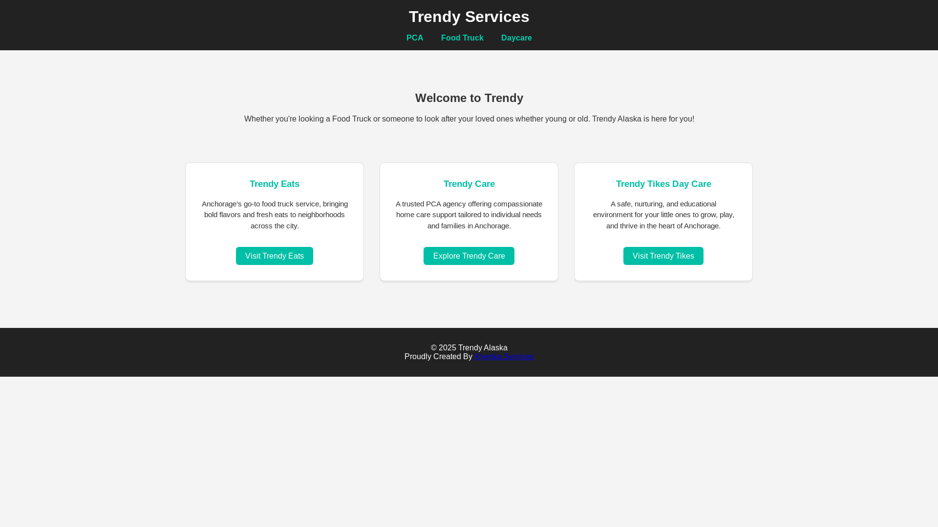 website screenshot of https://trendy-alaska.pages.dev/