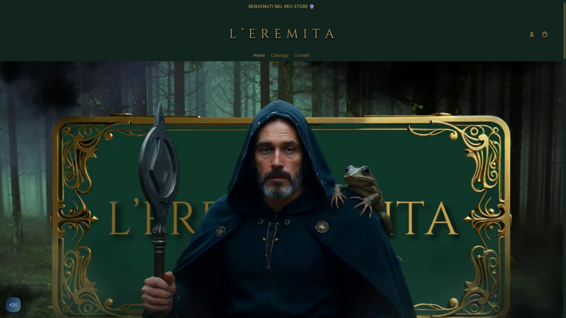 website screenshot of https://leremitacartomante.com/
