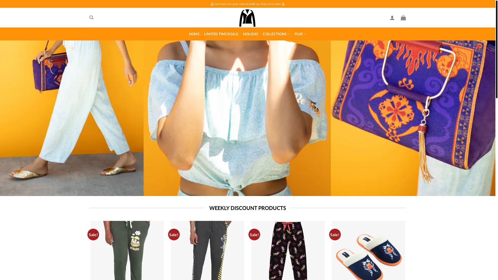 website screenshot of http://pajamapants-sale.com/