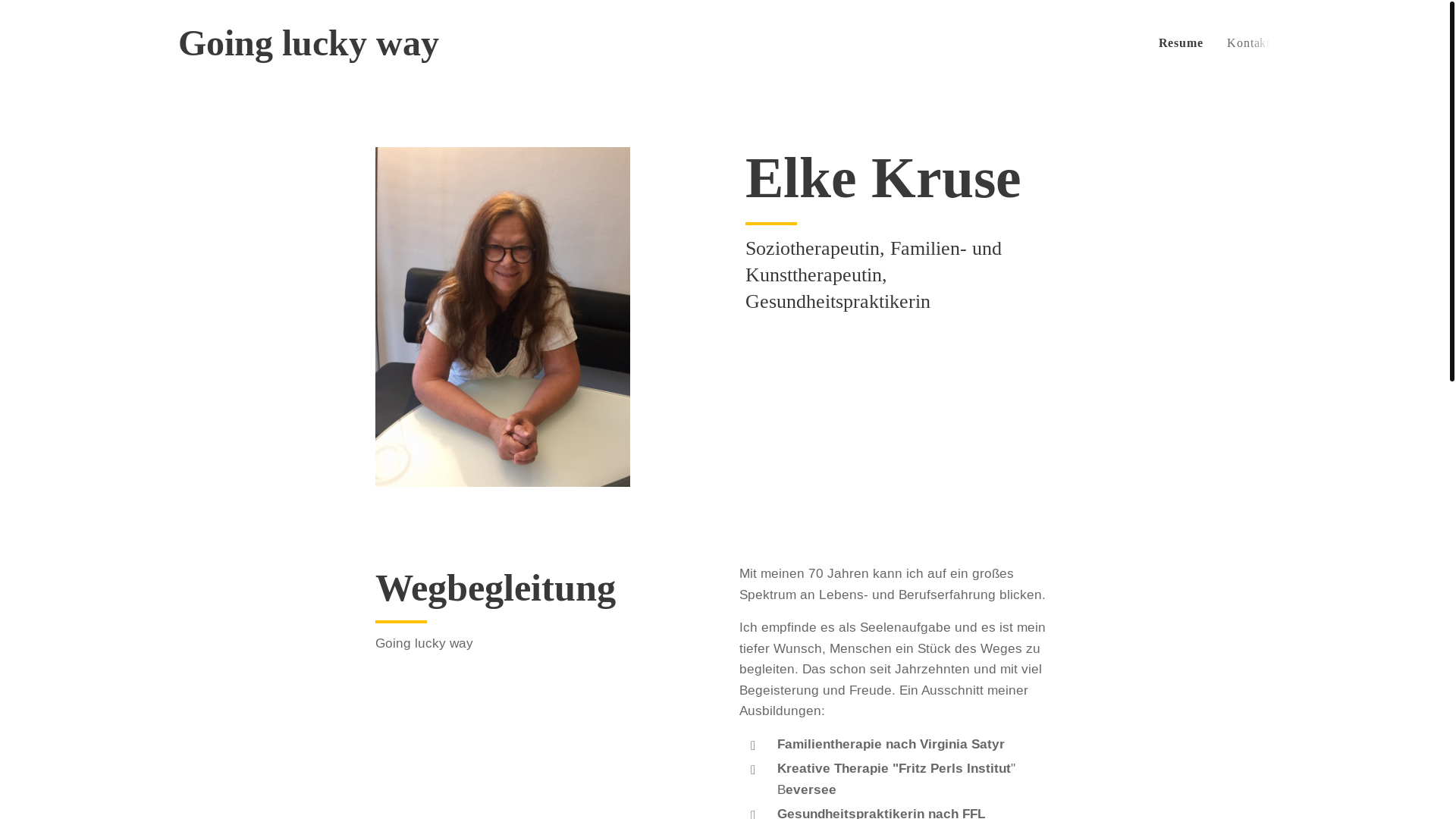 website screenshot of https://going-lucky-way.com/