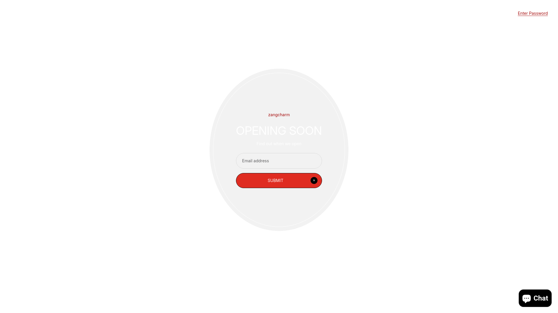 website screenshot of https://zangcharm.com/
