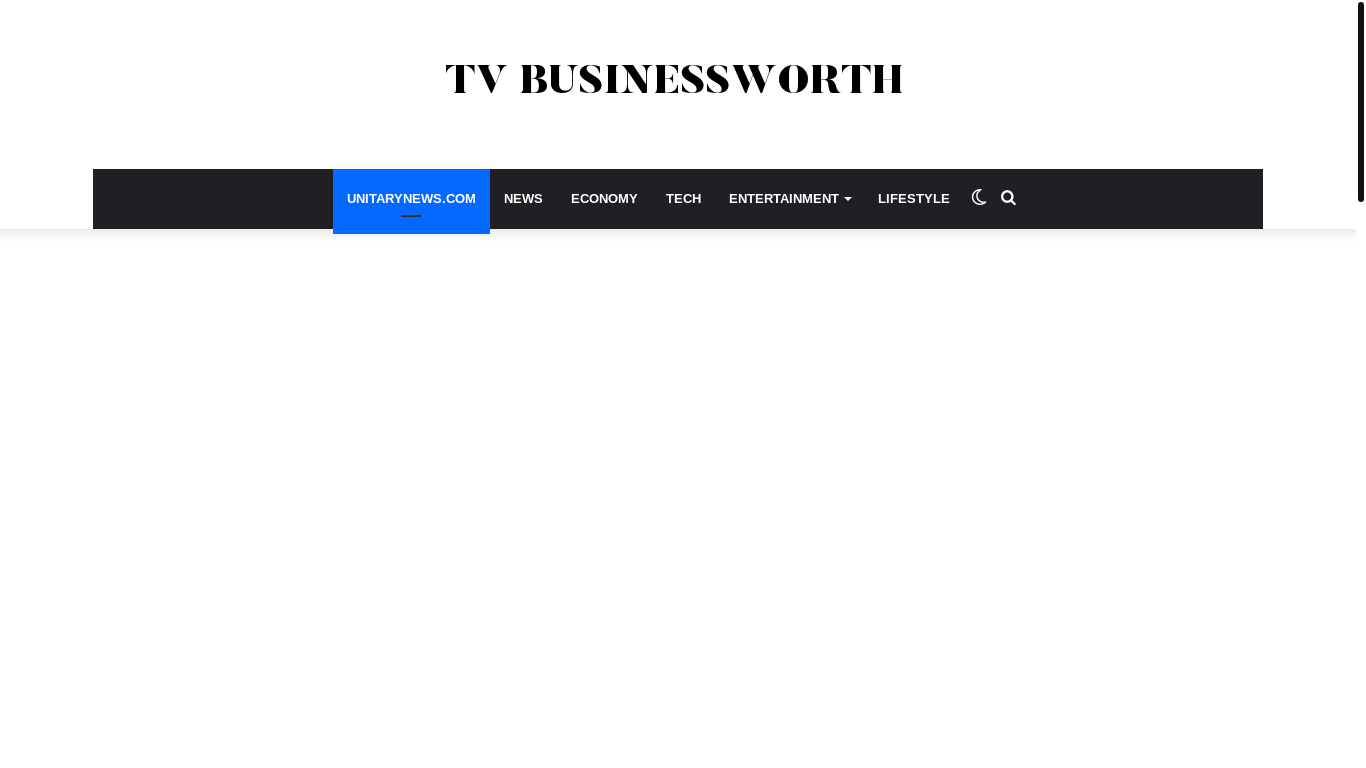 website screenshot of https://tv.businessworth.us/