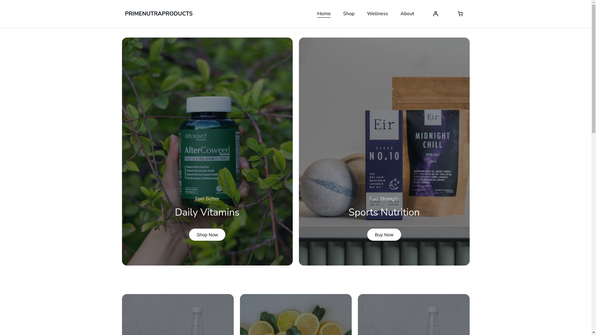 website screenshot of https://premiumnutraproducts.com/