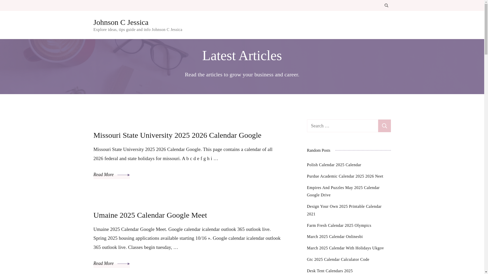 website screenshot of https://johnsoncjessica.pages.dev/