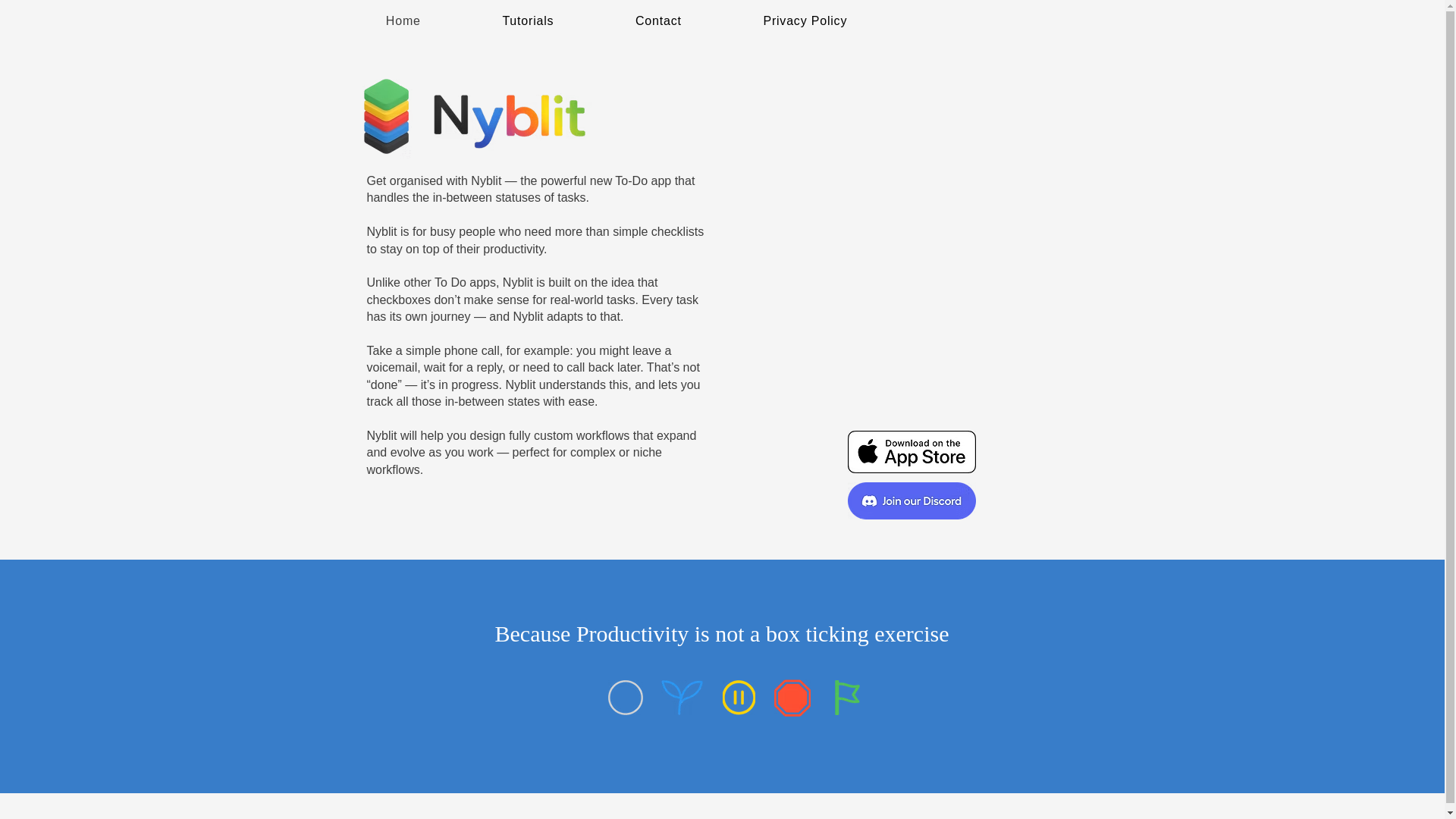 website screenshot of https://www.nyblit.app