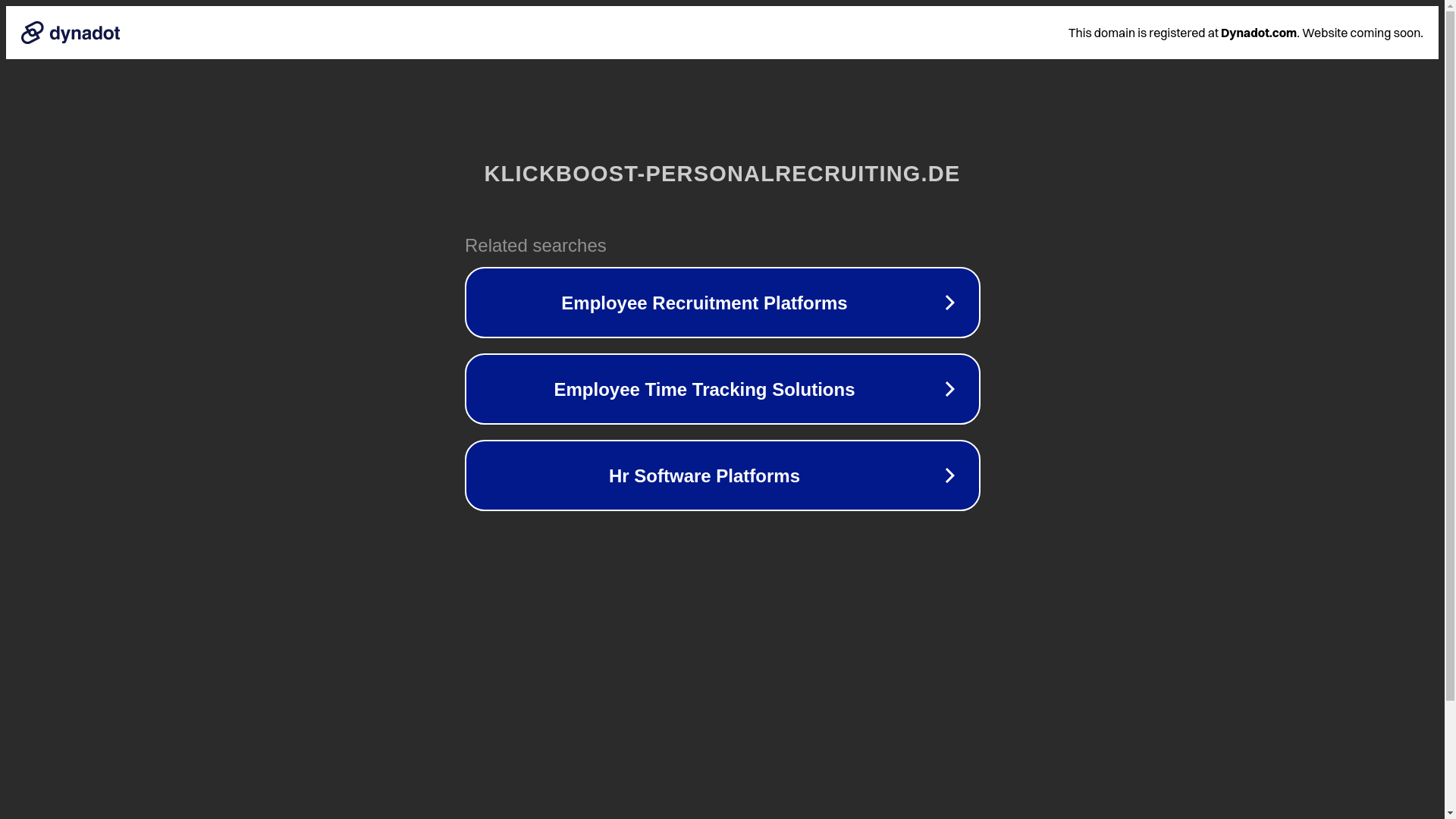 website screenshot of https://klickboost-personalrecruiting.de/