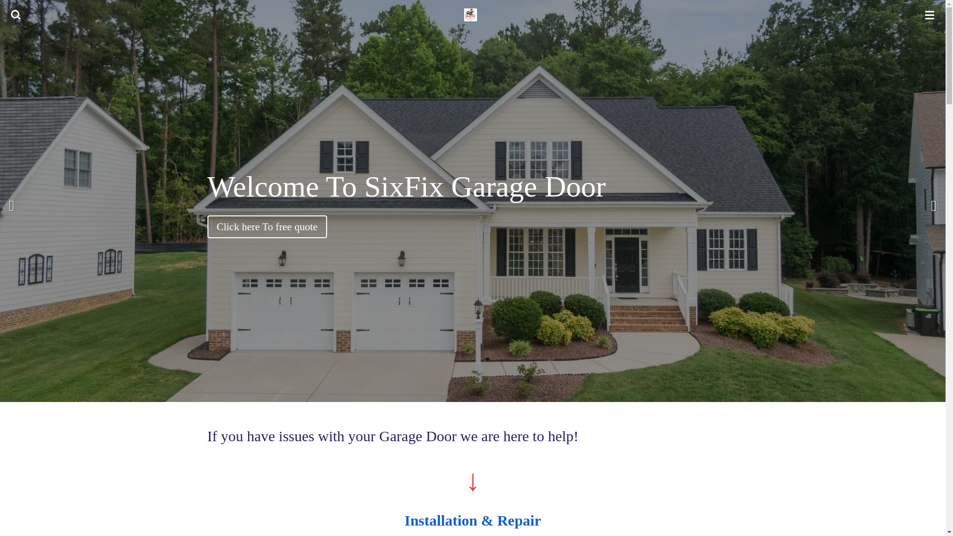 website screenshot of https://sixfixservicesllc.com/