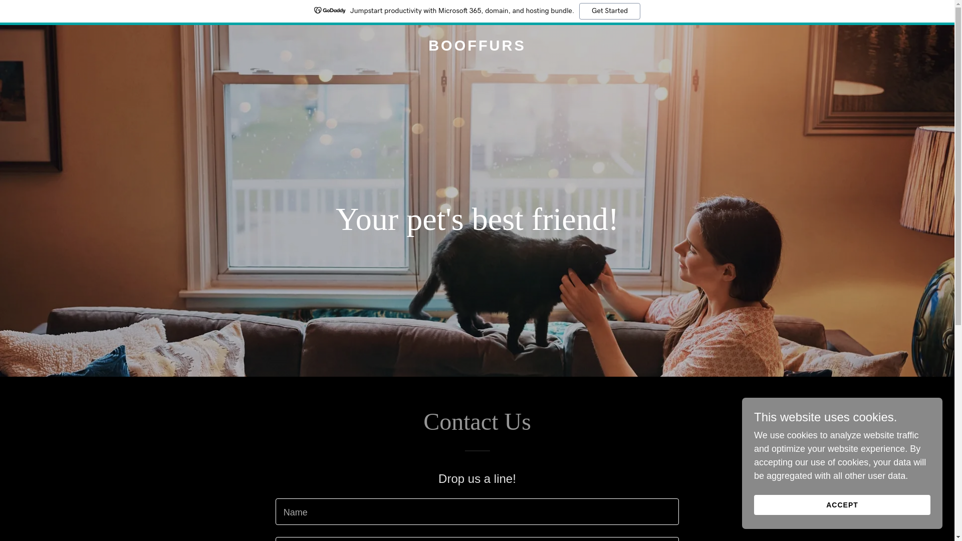 website screenshot of https://booffurs.com.au/