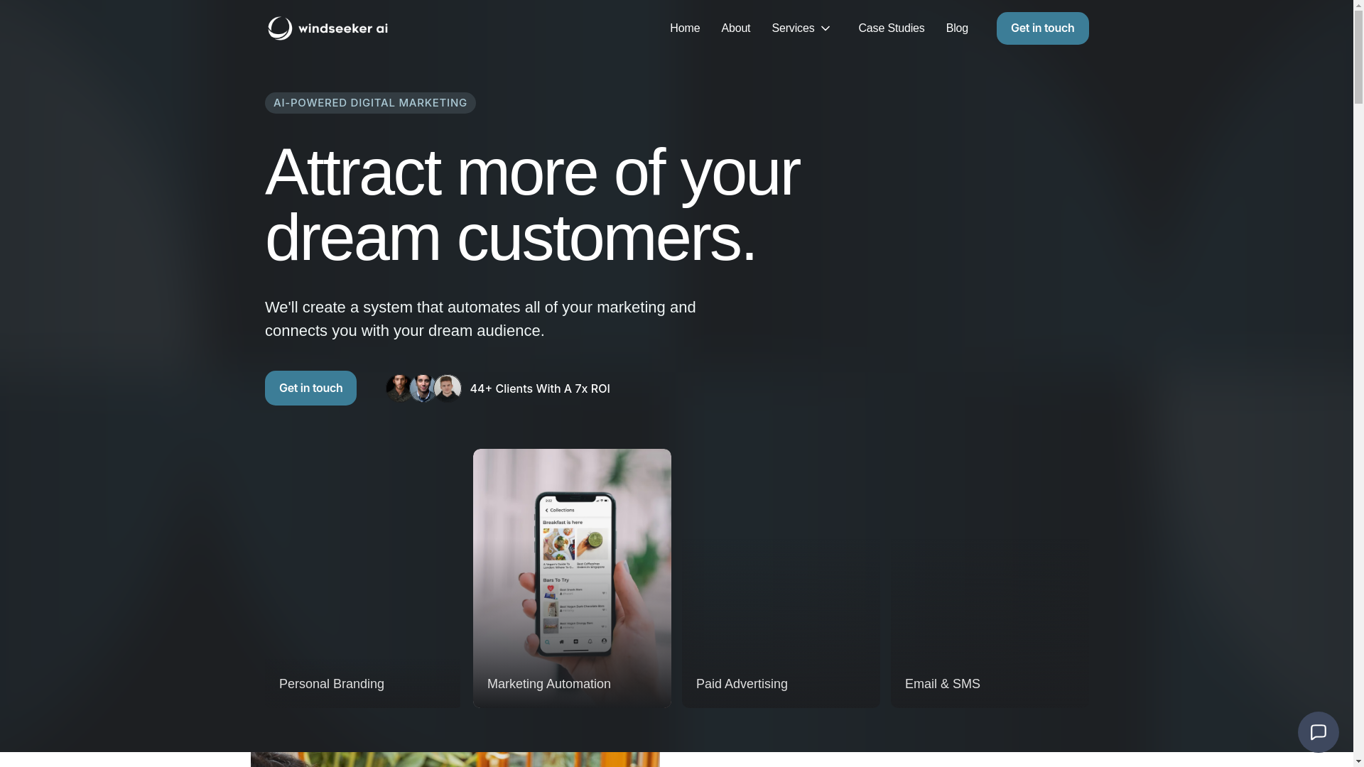 website screenshot of https://corewindseekerai.com/