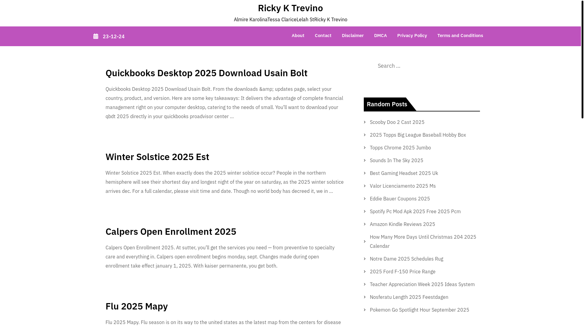 website screenshot of https://rickyktrevinor.pages.dev/