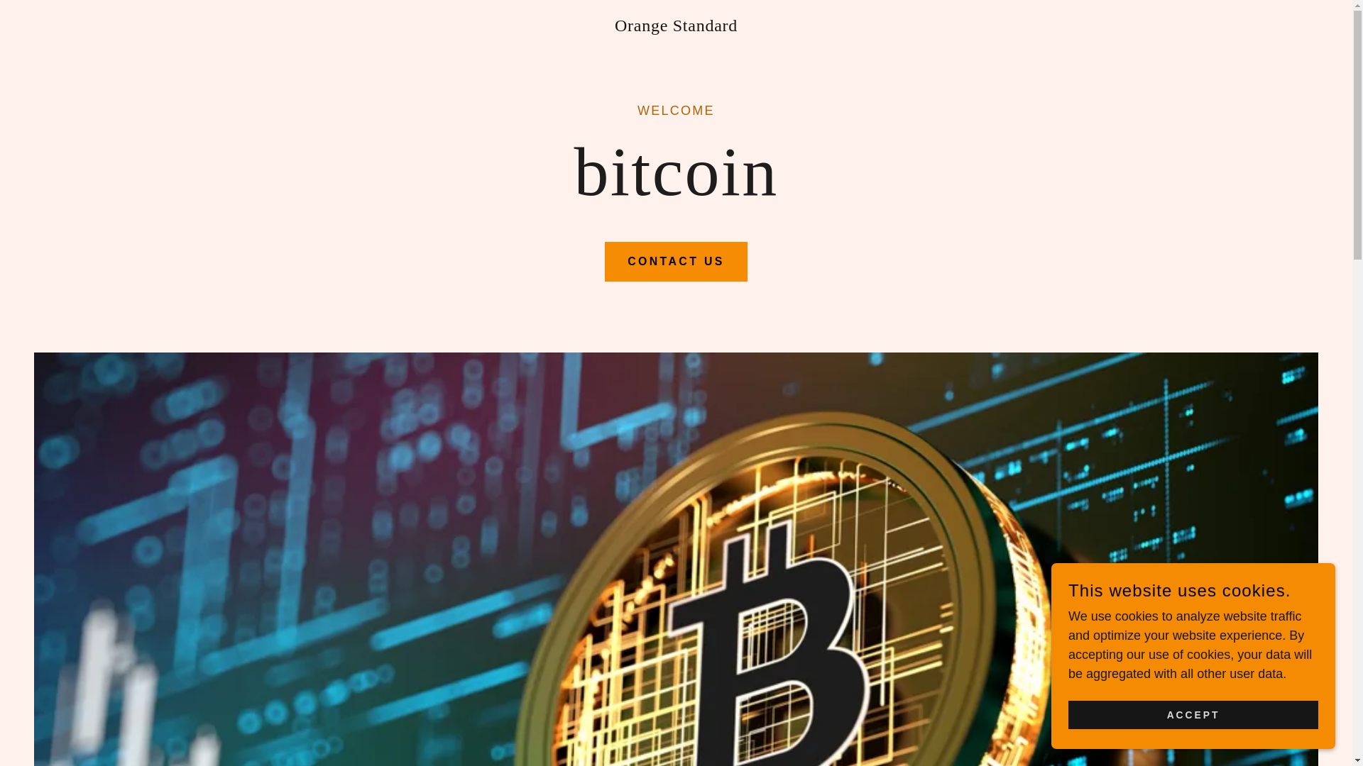 website screenshot of https://orange-standard.co/