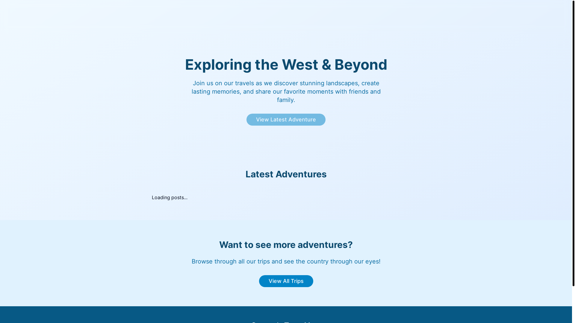 website screenshot of https://ourtravelblog.net/