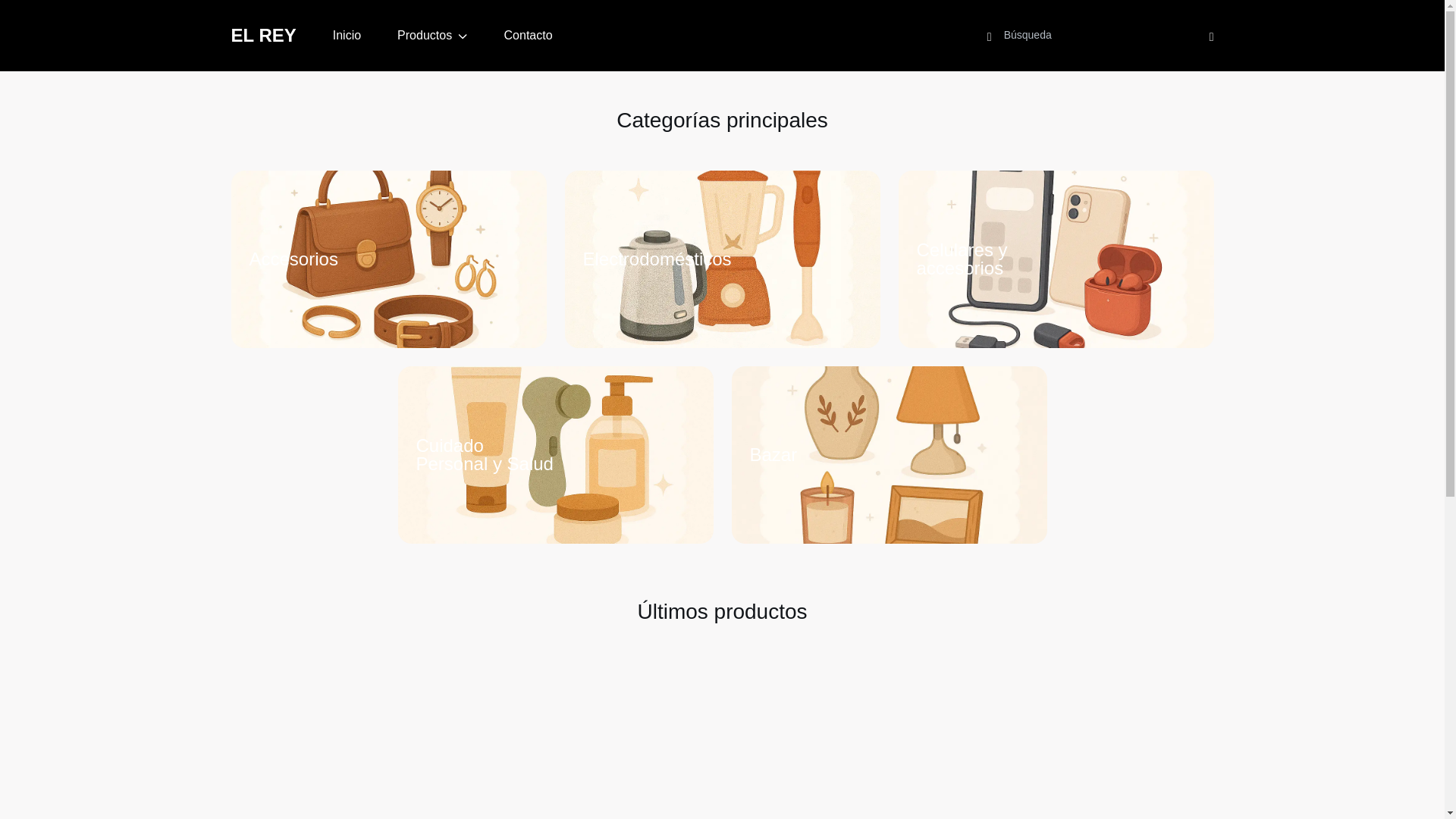 website screenshot of https://elreytienda.online/