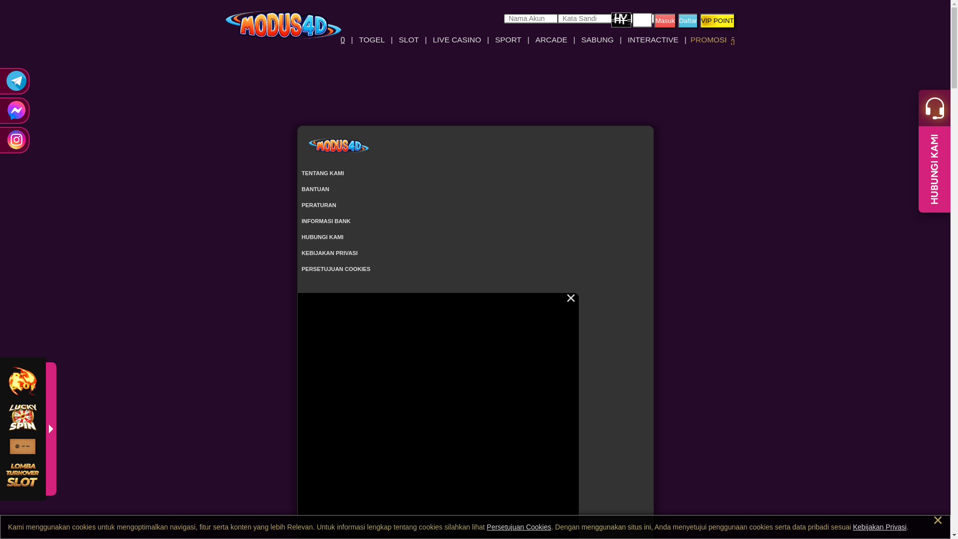 website screenshot of https://modusrush.com/
